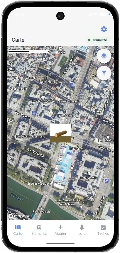Application mobile Timbtrack